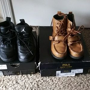 Boys Retro Jordans & Ralph Lauren boots